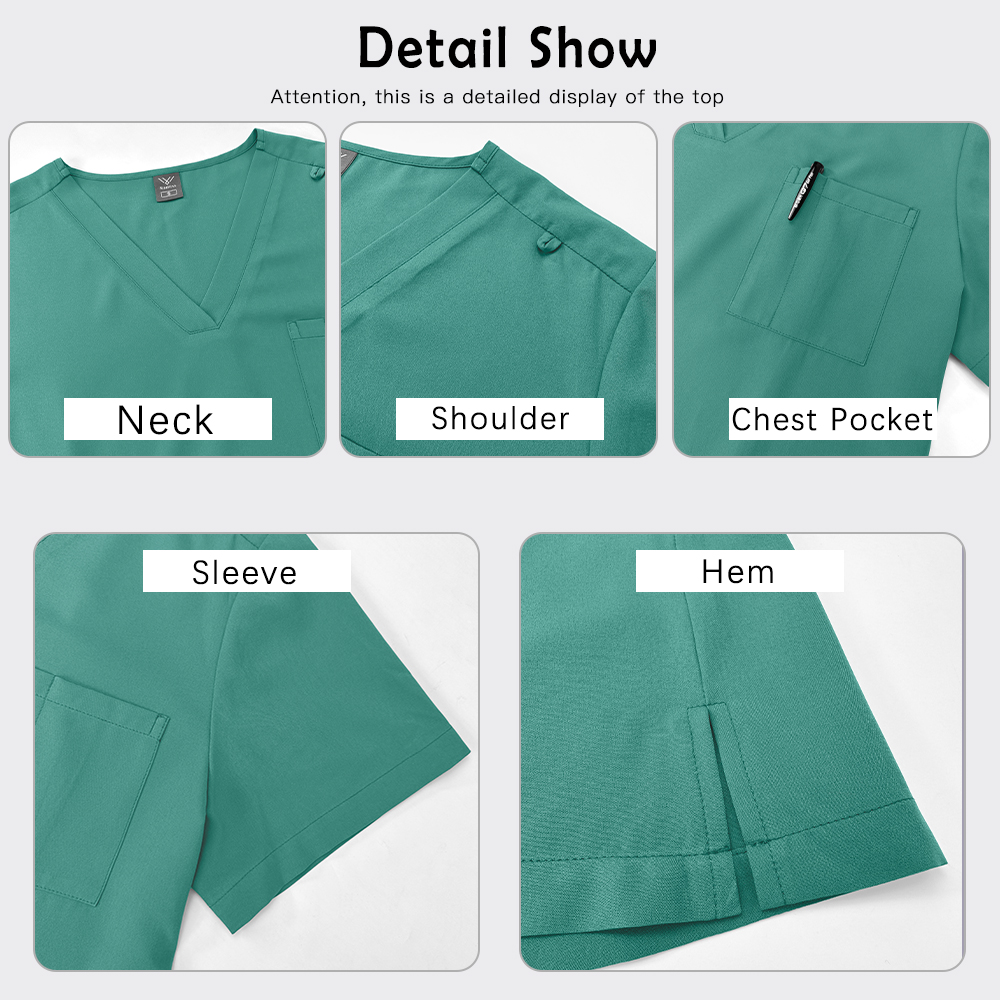 Multilcolors Women Scrubs Set  - Medical Lab Work recension och pris