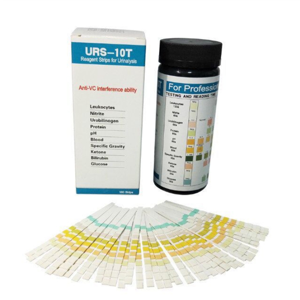 QWE-100 Strips URS-10T Urinaly - Urinalysis Reagent Strip recension och pris