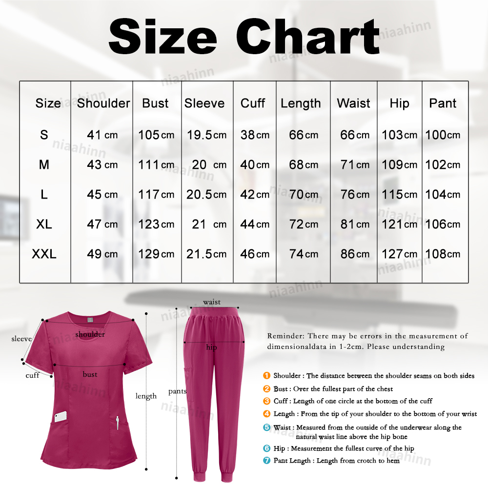 Multicolour Elastic Scrubs Sui - Medical Lab Work recension och pris