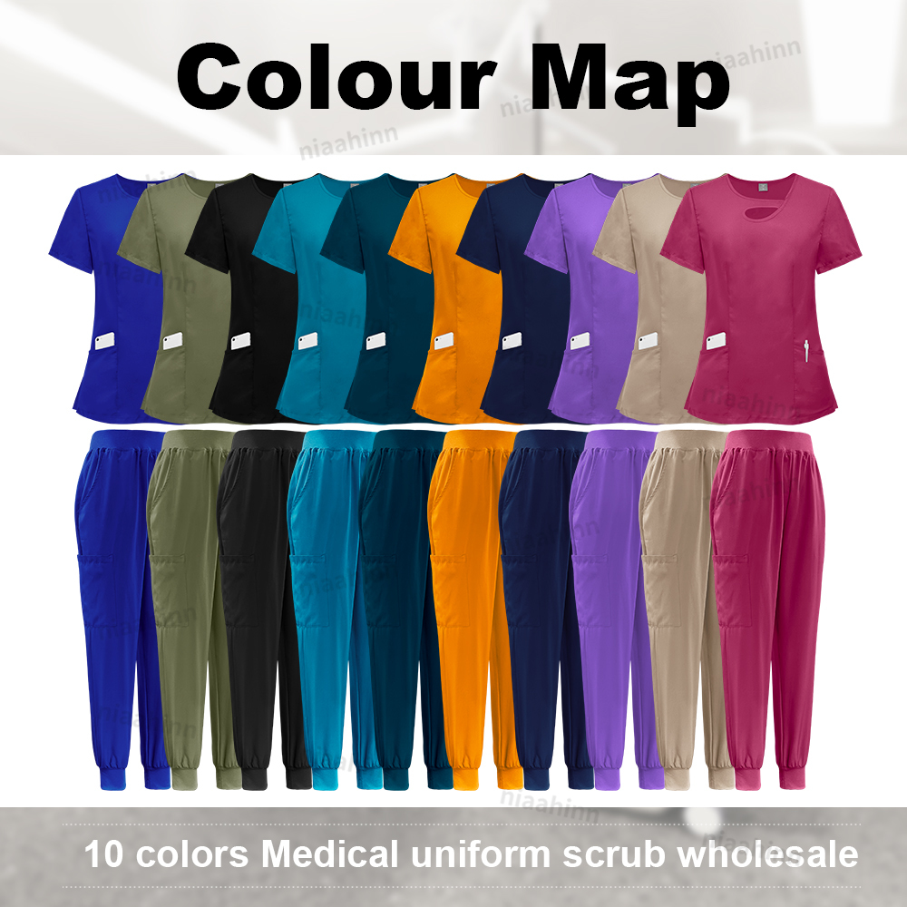 Multicolour Elastic Scrubs Sui - Medical Lab Work recension och pris