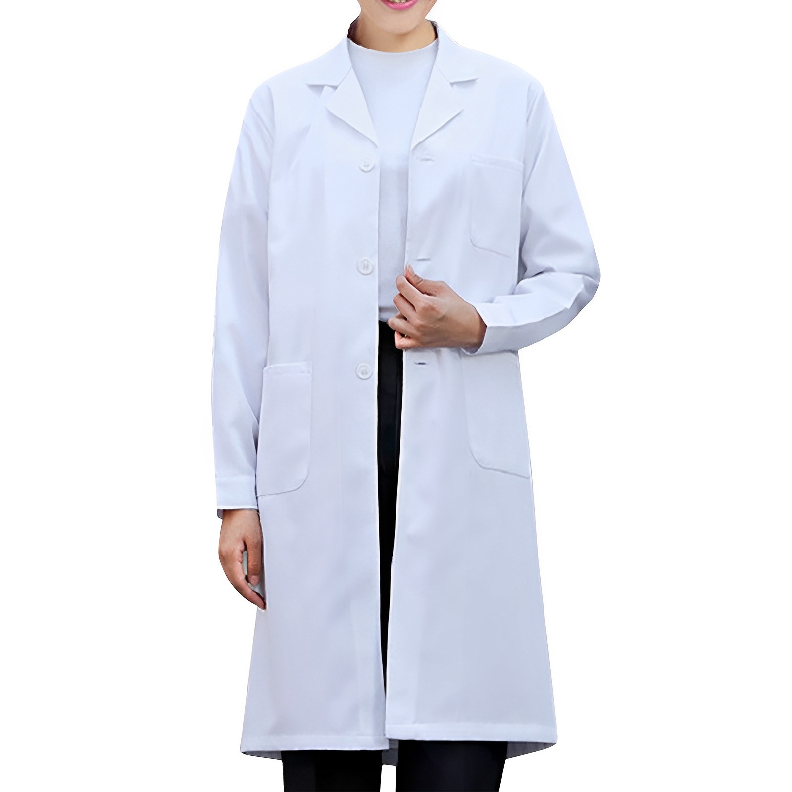 White Lab Coat For Women Men S - Medical Lab Work recension och pris