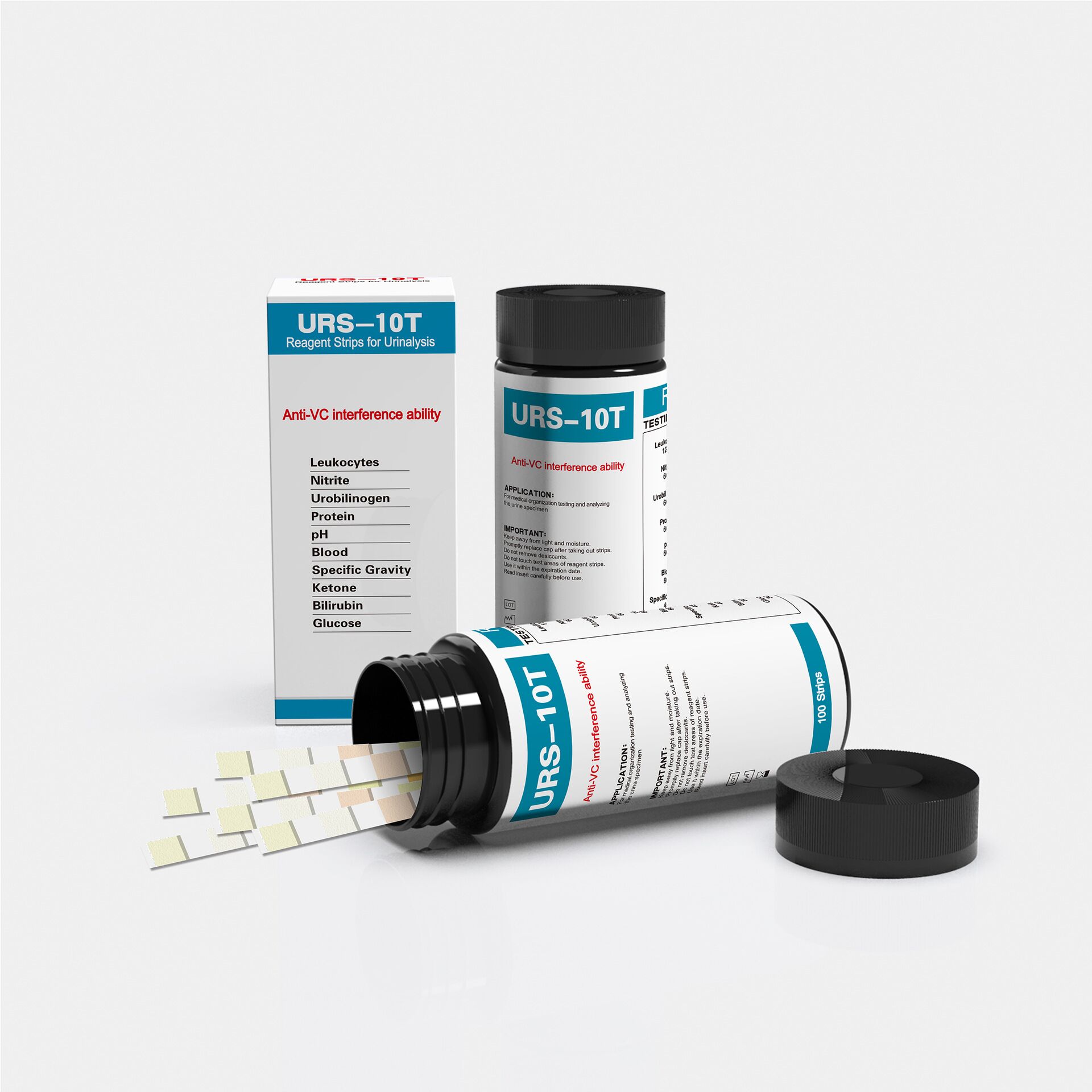 URS-10T Urine Test Strips 10 P - Urinalysis Reagent Strip recension och pris