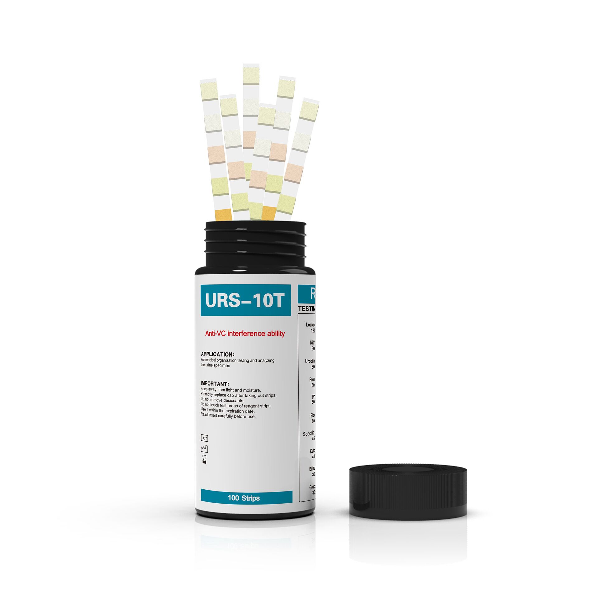 URS-10T Urine Test Strips 10 P - Urinalysis Reagent Strip recension och pris