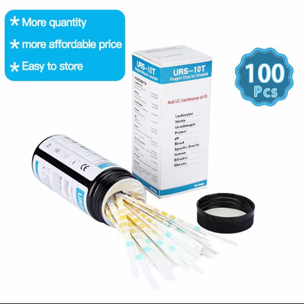 100 Strips URS-10T Urine Test  - Urinalysis Reagent Strip recension och pris