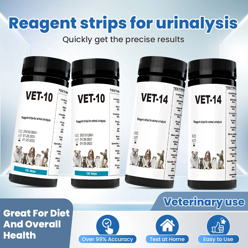 Veterinary Human 10/11/12/14 P - Urinalysis Reagent Strip recension och pris