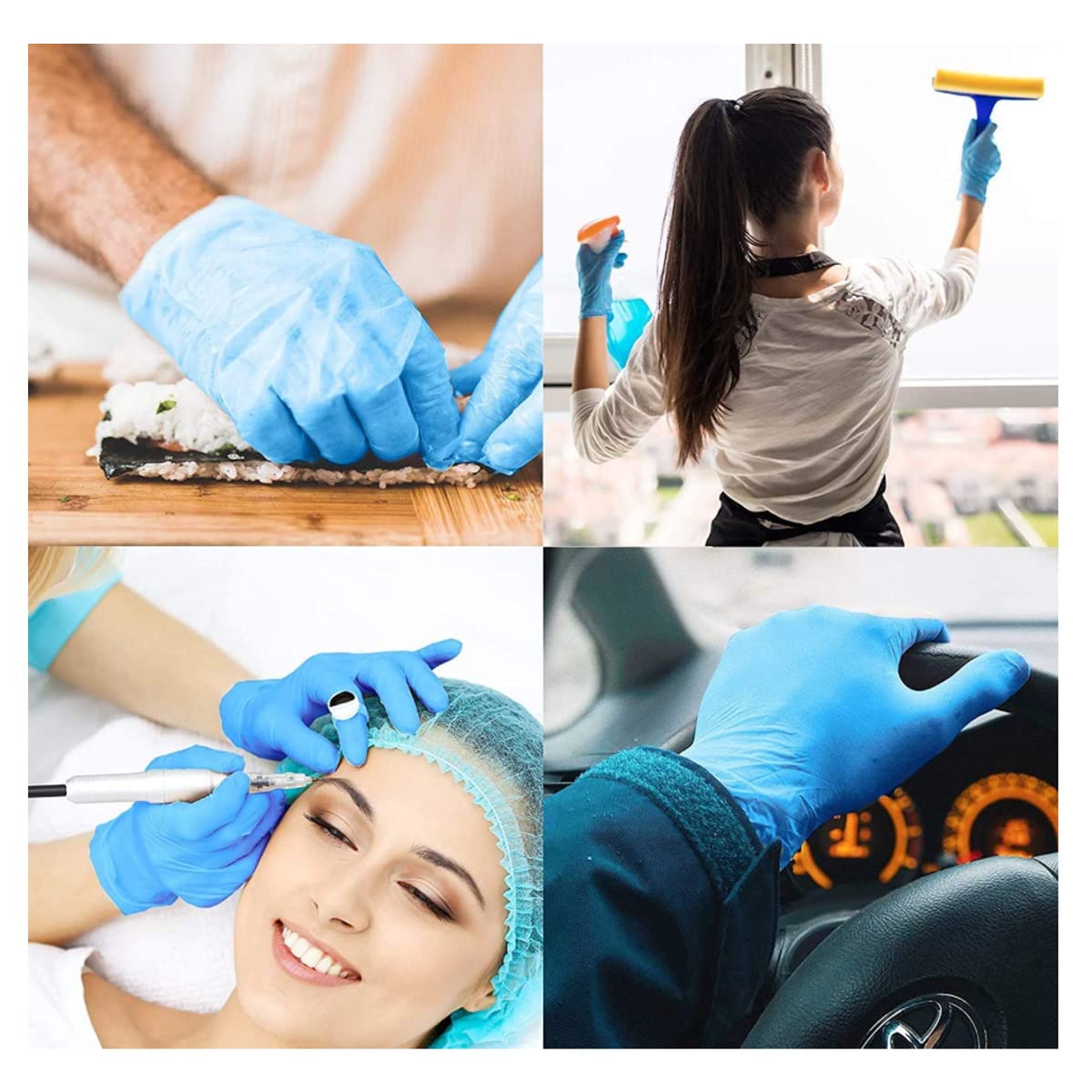 Vinyl Exam Gloves Disposable,  - Medical Lab Images recension och pris