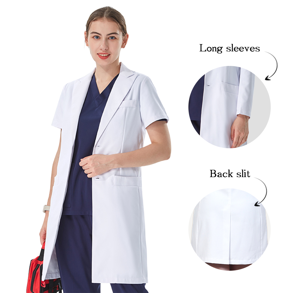 Thoughtful Lapel Collar White  - Medical Lab Work recension och pris