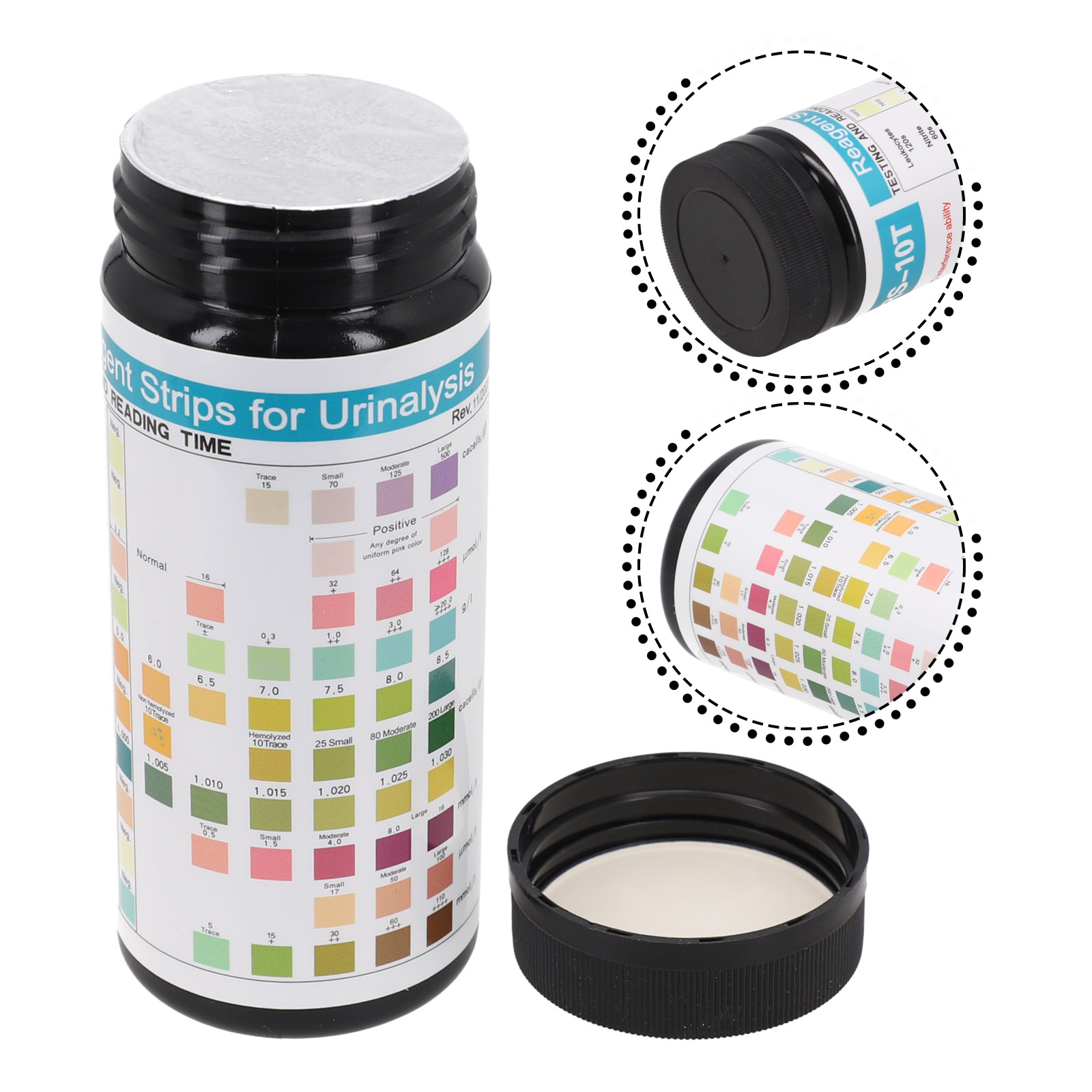 100 Strips URS-10T Reagent Uri - Urinalysis Reagent Strip recension och pris