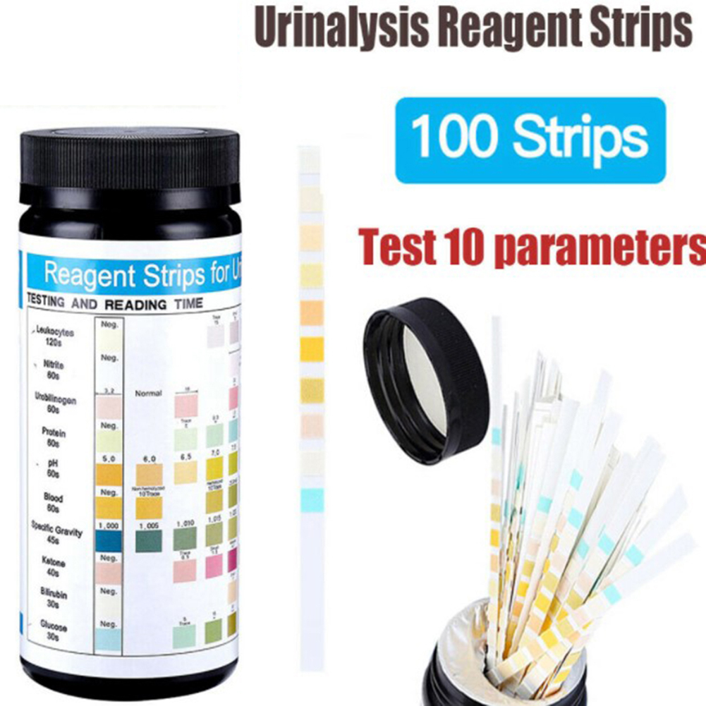 100 Strips URS-10T Reagent Uri - Urinalysis Reagent Strip recension och pris