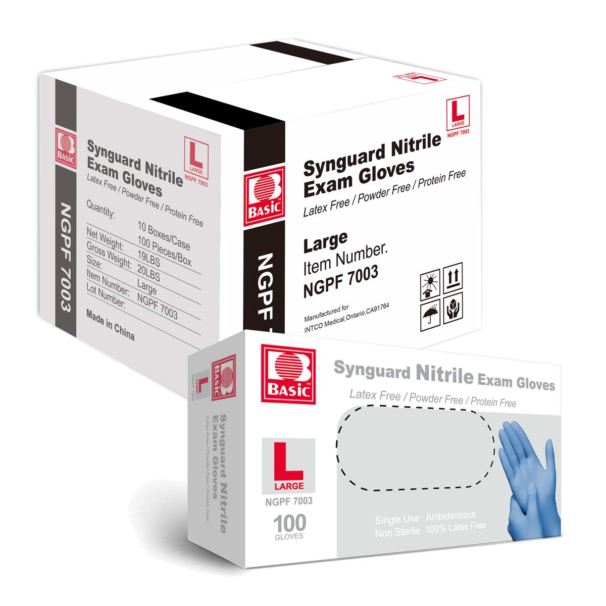 Blue Nitrile Exam Gloves Latex - Medical Lab Images recension och pris